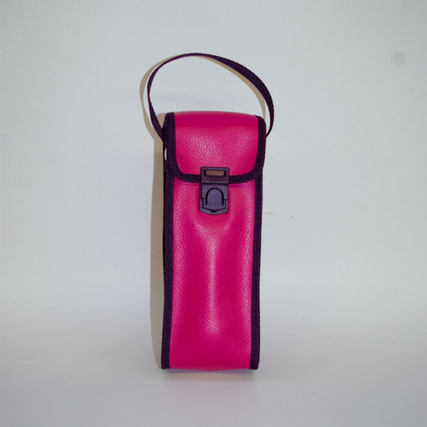 Sacoche SS3 rose et noir