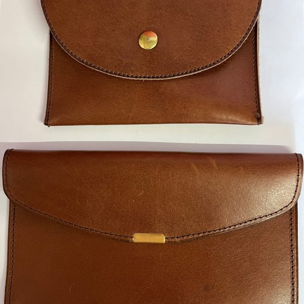 Pochette Maroquinor marron