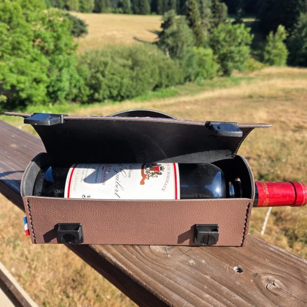 Porte-bouteille Maroquinor 75cl ouvert